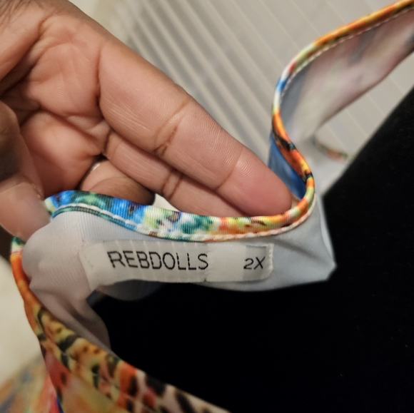 Rebdolls Multicolored Bodycon Maxi Dress(never worn) - Picture 3 of 3